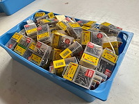 Rotadrill diverse schroeven rvs, verzinkt en messing in blister (100x) - afbeelding 6 van  7