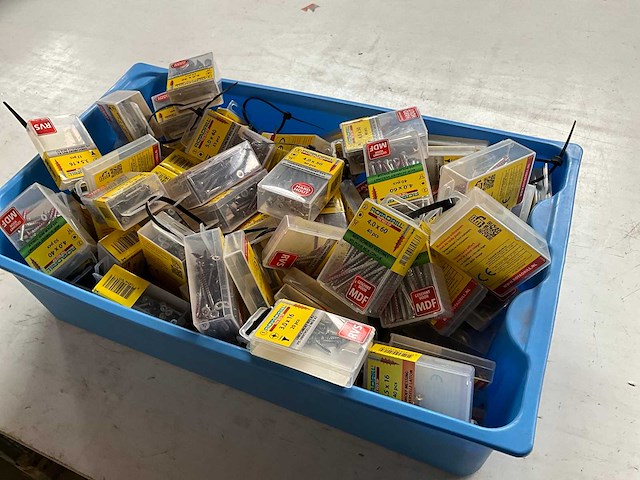 Rotadrill diverse schroeven rvs, verzinkt en messing in blister (100x) - afbeelding 6 van  6