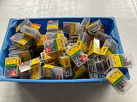 Rotadrill diverse schroeven rvs, verzinkt en messing in blister (100x) - afbeelding 1 van  7