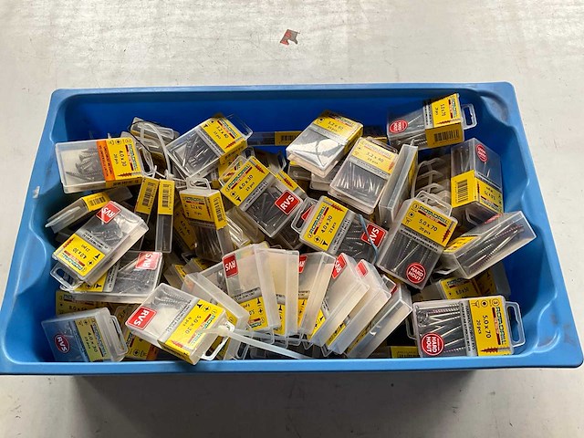 Rotadrill diverse schroeven rvs, verzinkt en messing in blister (100x) - afbeelding 1 van  7