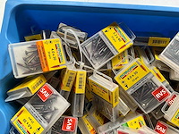 Rotadrill diverse schroeven rvs, verzinkt en messing in blister (100x) - afbeelding 2 van  7