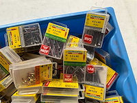 Rotadrill diverse schroeven rvs, verzinkt en messing in blister (100x) - afbeelding 3 van  7