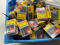 Rotadrill diverse schroeven rvs, verzinkt en messing in blister (100x) - afbeelding 5 van  7