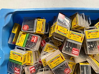 Rotadrill diverse schroeven rvs, verzinkt en messing in blister (100x) - afbeelding 2 van  7