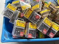 Rotadrill diverse schroeven rvs, verzinkt en messing in blister (100x) - afbeelding 3 van  8