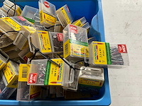 Rotadrill diverse schroeven rvs, verzinkt en messing in blister (100x) - afbeelding 4 van  8