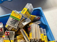 Rotadrill diverse schroeven rvs, verzinkt en messing in blister (100x) - afbeelding 3 van  6