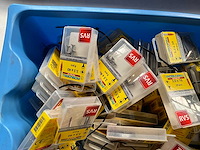 Rotadrill diverse schroeven rvs, verzinkt en messing in blister (100x) - afbeelding 2 van  7