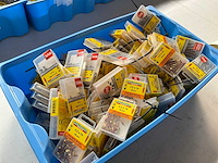 Rotadrill diverse schroeven rvs, verzinkt en messing in blister (100x) - afbeelding 6 van  7