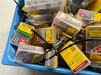 Rotadrill diverse schroeven rvs, verzinkt en messing in blister (100x) - afbeelding 5 van  7