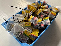 Rotadrill diverse schroeven rvs, verzinkt en messing in blister (100x) - afbeelding 7 van  7