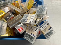 Rotadrill & gamma diverse schroeven rvs, verzinkt en messing in blister (100x) - afbeelding 4 van  7