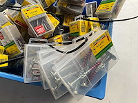 Rotadrill & gamma diverse schroeven rvs, verzinkt en messing in blister (80x) - afbeelding 4 van  7