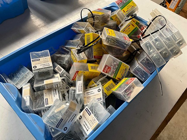 Rotadrill & gamma diverse schroeven rvs, verzinkt en messing in blister (80x) - afbeelding 6 van  7