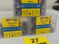 Rotadrill houtschroef 200st 3,5 x 25 + 3,5 x 30 + 3,5 x 35 - afbeelding 3 van  3