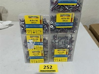Rotadrill houtschroef pz-2 1000 stuks 6 verschillende maten - afbeelding 2 van  3