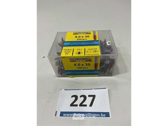 Rotadrill houtschroef pz-2 4 x 30 200 stuks - afbeelding 2 van  3