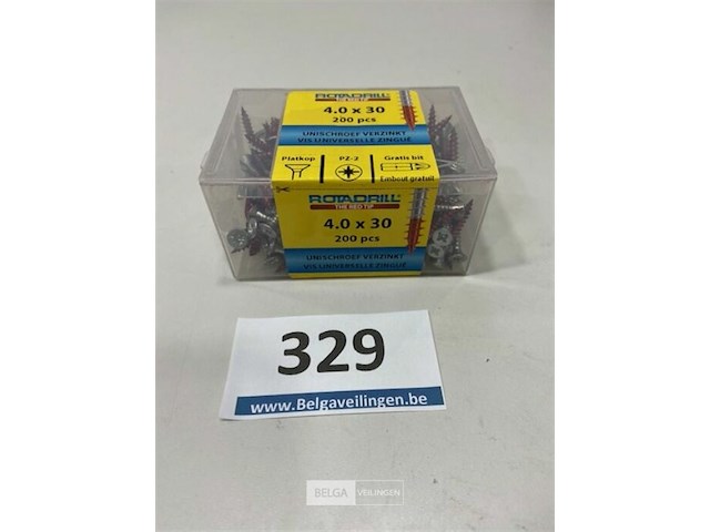 Rotadrill houtschroef pz-2 4 x 30 200 stuks - afbeelding 2 van  3