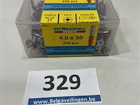 Rotadrill houtschroef pz-2 4 x 30 200 stuks - afbeelding 1 van  3