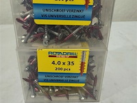 Rotadrill houtschroef pz-2 4 x 35 400 stuks - afbeelding 1 van  3