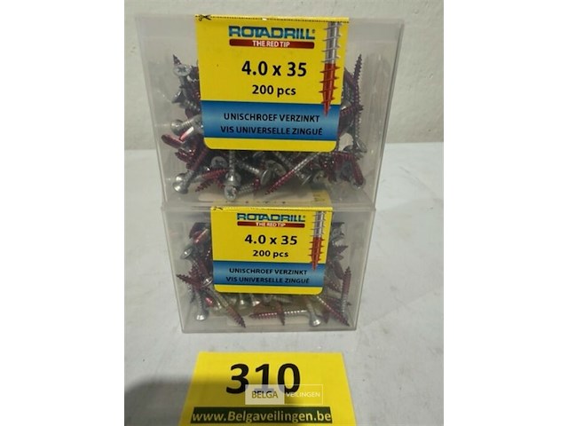 Rotadrill houtschroef pz-2 4 x 35 400 stuks - afbeelding 1 van  3