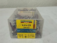 Rotadrill houtschroef pz-2 4 x 35 400 stuks - afbeelding 3 van  3