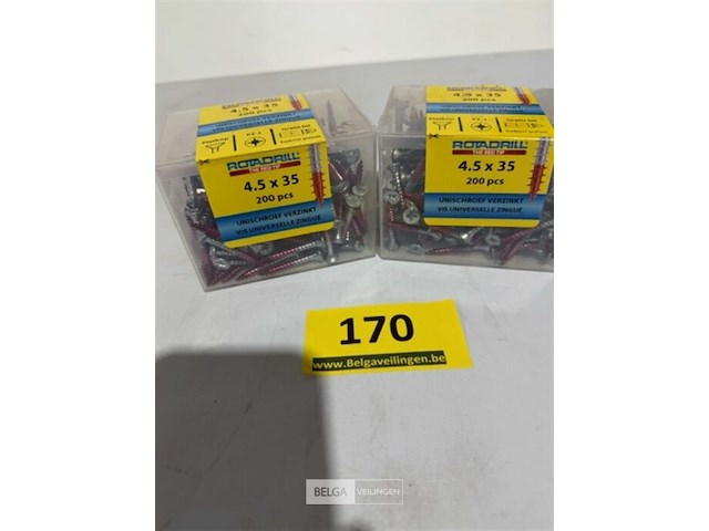 Rotadrill houtschroef pz-2 4,5 x 35 400 stuks - afbeelding 2 van  3