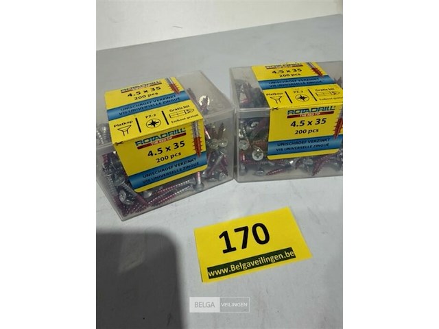 Rotadrill houtschroef pz-2 4,5 x 35 400 stuks - afbeelding 3 van  3