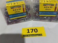 Rotadrill houtschroef pz-2 4,5 x 35 400 stuks - afbeelding 1 van  3