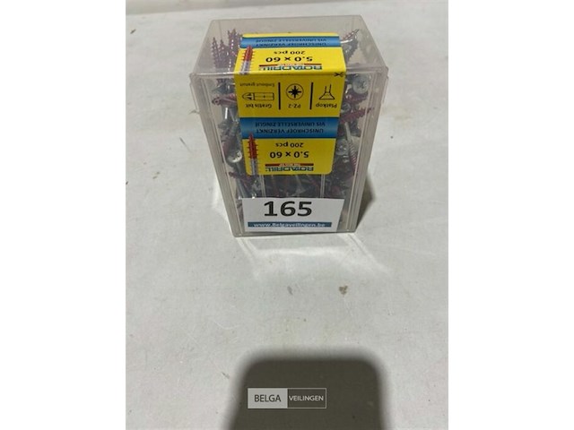 Rotadrill houtschroef pz-2 5 x 60 200 stuks - afbeelding 2 van  3