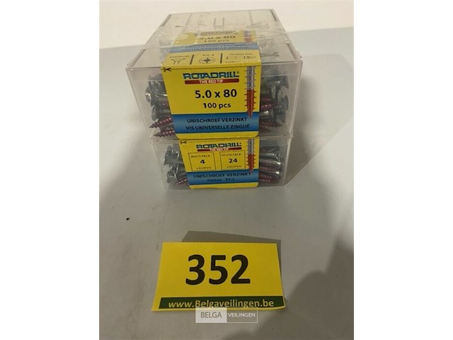 Rotadrill houtschroef pz-2 5 x 80 200 stuks - afbeelding 3 van  3