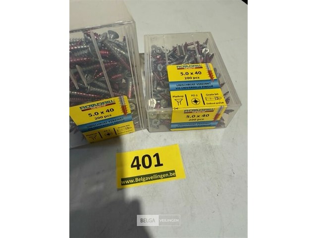 Rotadrill houtschroef pz-2 5x40 400 stuks - afbeelding 3 van  3