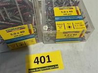 Rotadrill houtschroef pz-2 5x40 400 stuks - afbeelding 3 van  3