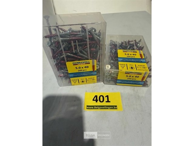 Rotadrill houtschroef pz-2 5x40 400 stuks - afbeelding 2 van  3