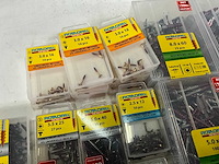 Rotadrill mix kavel diverse schroeven rvs, verzinkt en messing - afbeelding 3 van  7