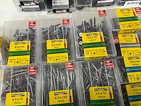 Rotadrill mix kavel diverse schroeven rvs, verzinkt en messing - afbeelding 4 van  7