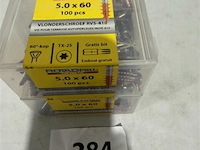 Rotadrill vlonderschroef inox 5x60 200 stuks - afbeelding 3 van  3