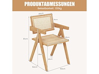 Rotan buitenstoel, set van 4 - afbeelding 4 van  6