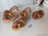 Rotan eenden. 4 stuks - afbeelding 2 van  3