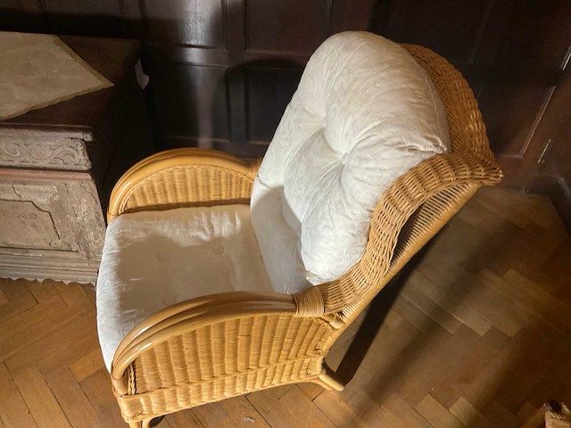 Rotan fauteuil - afbeelding 2 van  2