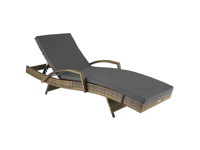 Rotan ligstoel - natuurlijke bruine (x2) - afbeelding 3 van  8