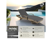 Rotan ligstoel - natuurlijke bruine (x2) - afbeelding 4 van  8