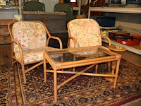 Rotan loungeset - afbeelding 1 van  8