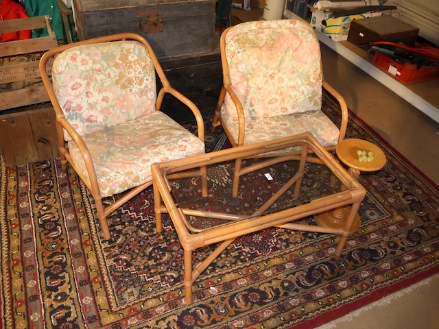 Rotan loungeset - afbeelding 2 van  8