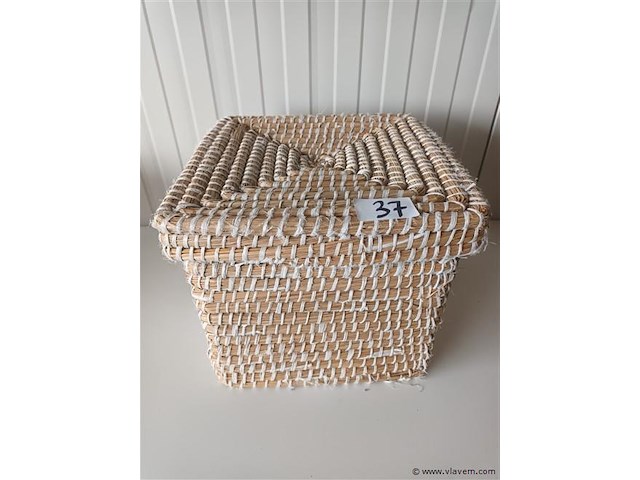 Rotan opbergmand - afbeelding 1 van  3