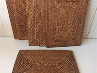 Rotan placemats. 6 stuks - afbeelding 1 van  3