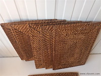 Rotan placemats. 6 stuks - afbeelding 2 van  3