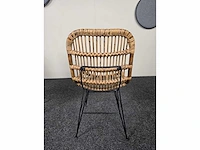 Rotan stoel - kantinestoel (4x) - afbeelding 3 van  7