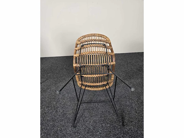 Rotan stoel - kantinestoel (4x) - afbeelding 7 van  7