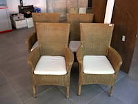 Rotan stoel (x4) - afbeelding 2 van  5